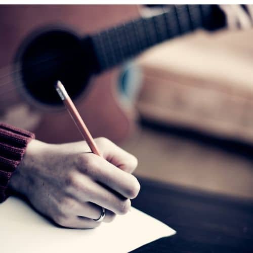 How to write lyrics for a song by your own